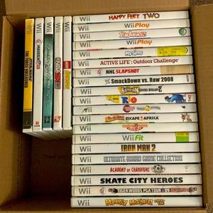 Nintendo Wii bundle game lots x23 with extras